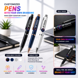 Customized Metal Pens with Logo Branding | Premium Corporate Gifting Pens