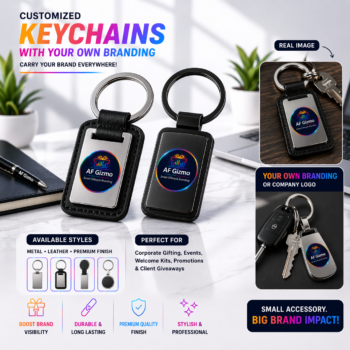 Customized Keychains with Logo Branding | Premium Metal & Leather Keychains